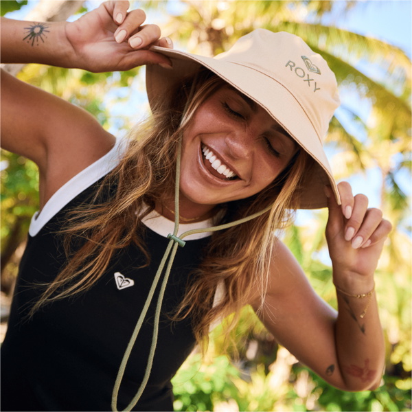 2026 Roxy Dames Come To Brazil Hat ERJHA04485 - Pebble